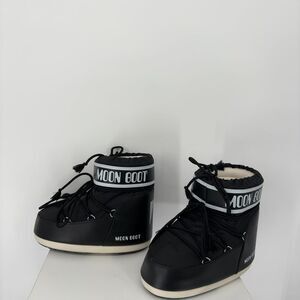Moon Boot Bicolor Lace-Up Snow Boots